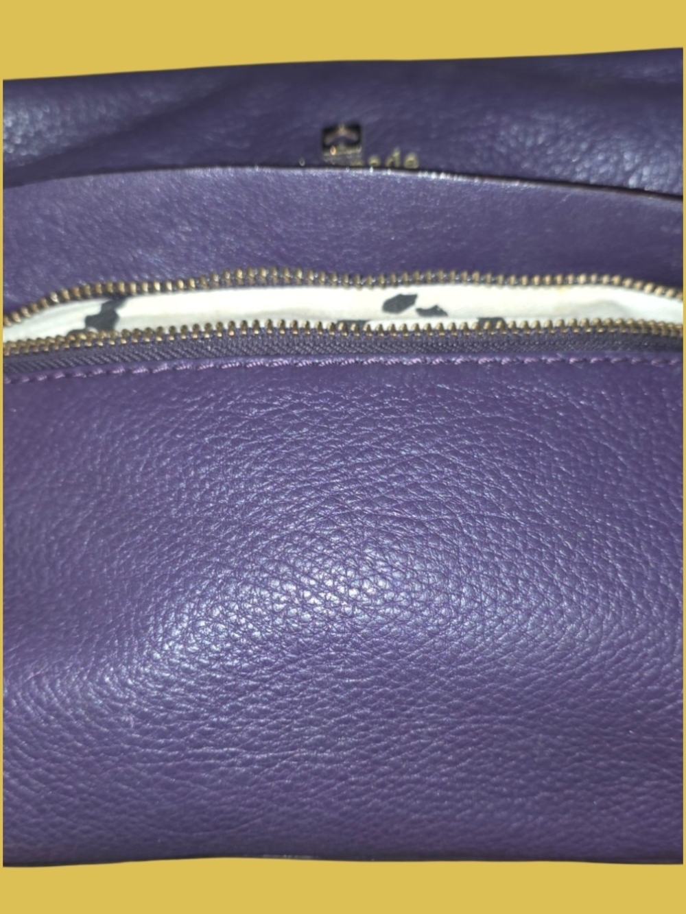 Kate Spade Purple Leather Crossbody Bag - Picture 3 of 7